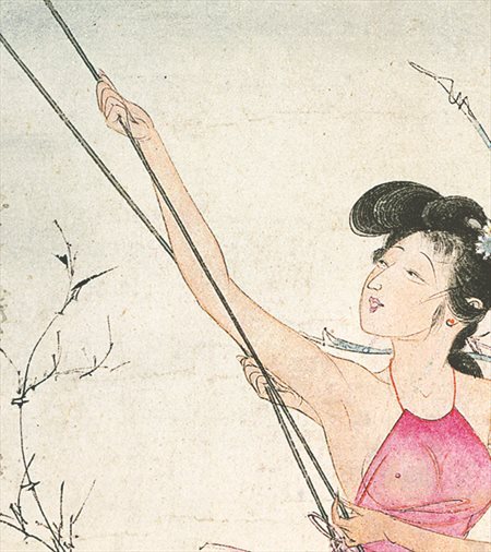 南漳-胡也佛的仕女画和最知名的金瓶梅秘戏图